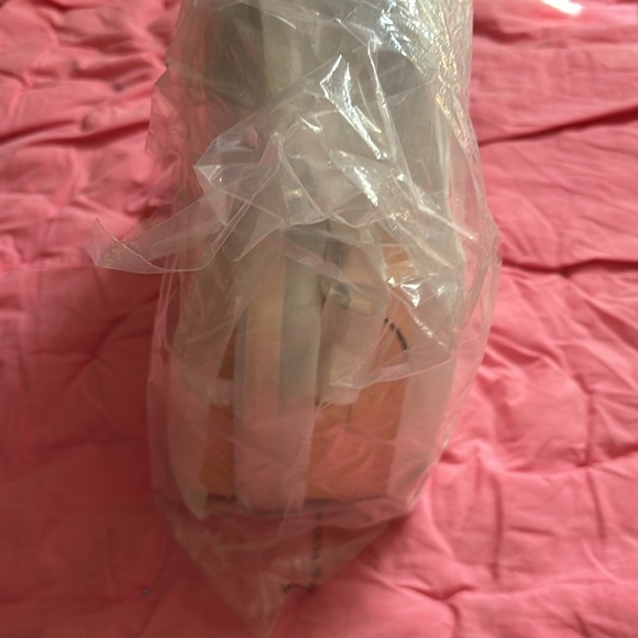 NWTO Coach authentic 79946 faded blush cross grain leather Rowan satchel - Picture 6 of 11